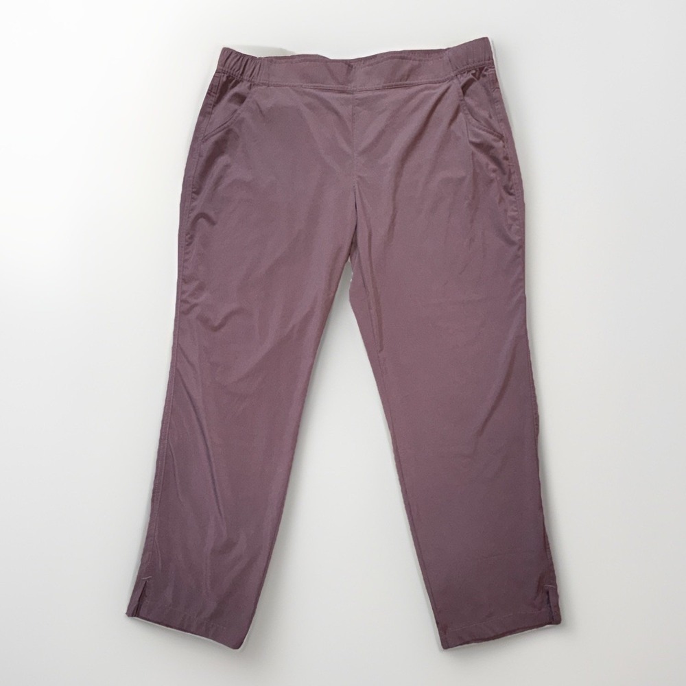 5/25 Eddie Bauer Womens Traveler Ankle Pants XL Lightweight UPF 50+ 4Way Stretch